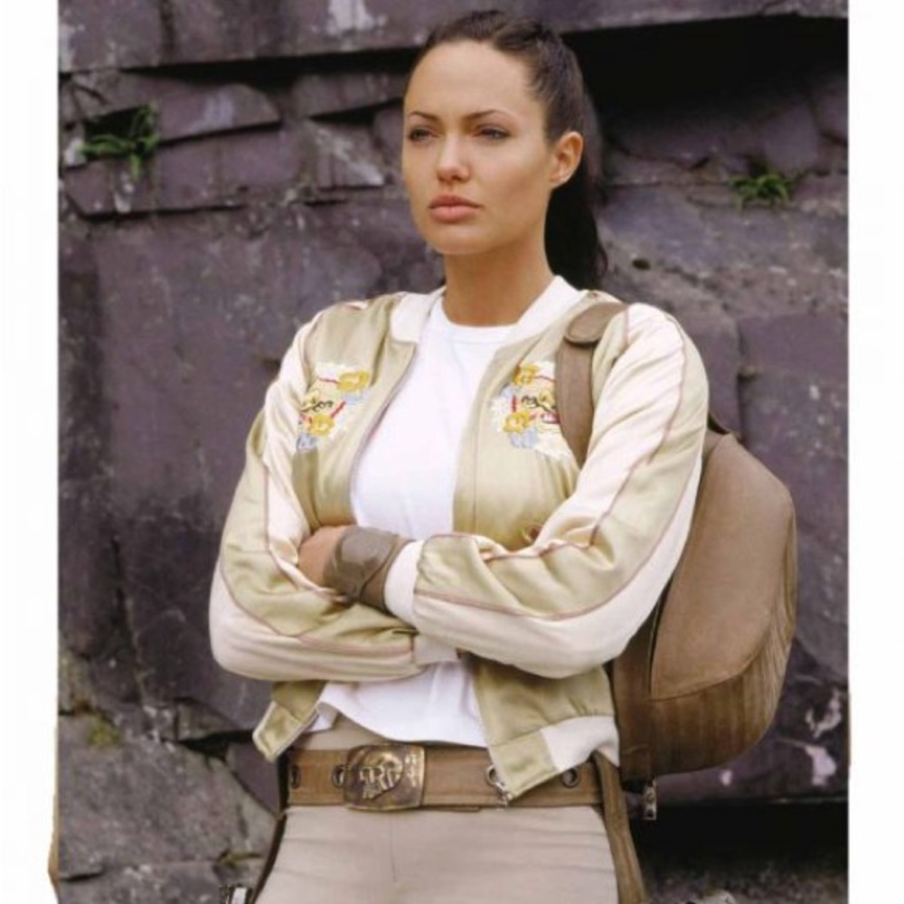 Marc Jacobs Bomber Silk XS  tomb raider Jacket Angelina Jolie